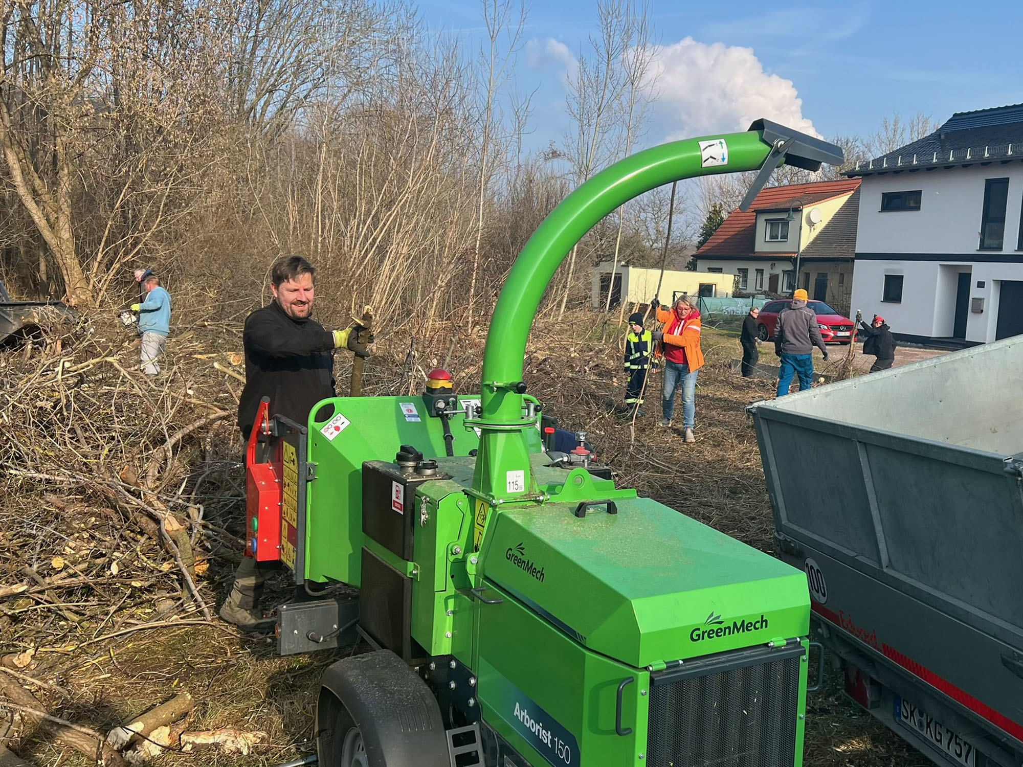 Projekt Miniwald und Rastplatz Knapendorf, Am Unterteich